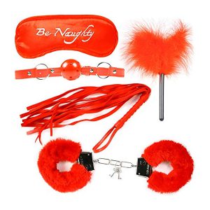 BDSM Set Red lovers 5-delni