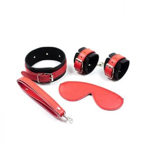 Black & red restraint set