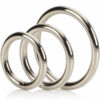 Set kovinskih obročkov Silver ring