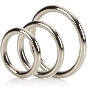 Set kovinskih obročkov Silver ring