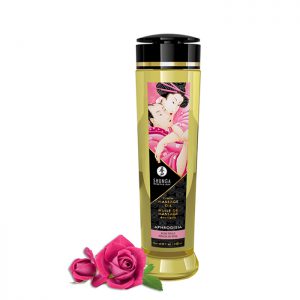 Masažno olje Shunga Erotic Aphrodisia vrtnica