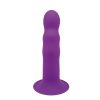 Dream Toys Real Love ribbed dildo 7″ purple