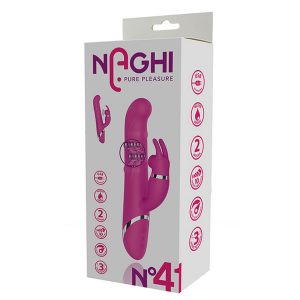 Rabbit vibrator s sesalno stimulacijo Naghi No41