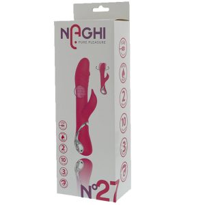 Rabbit vibrator s perlami Naghi No27