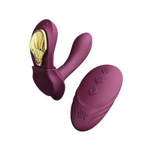 Zalo Aya vibrator z daljincem vijoličen