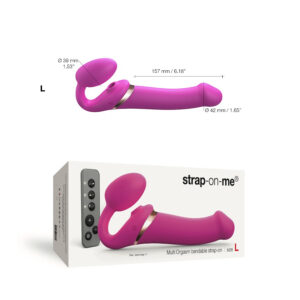 Strap-on-me Multi orgasm Licking stimulator L