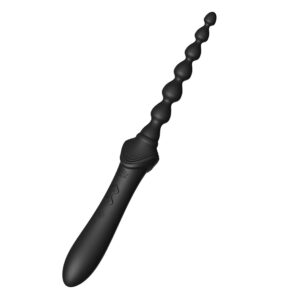 Zalo Bess 2 vibrator za klitoris črn anal rokavček