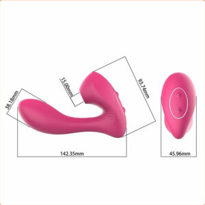 Stimulator za klitoris in točko G 2v1