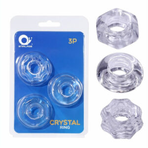 Set obročkov za penis Crystal
