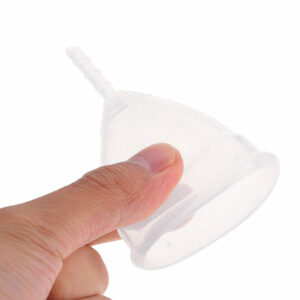 Menstrualna skodelica iz silikona Folding S