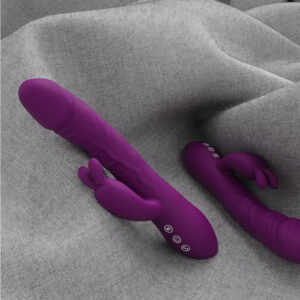 Pulzni rabbit vibrator z stimulacijo klitorisa