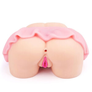 Realističen vagina masturbator z roza mini krilom