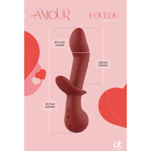 Amour Flexible G-spot duo vibrator Loulou