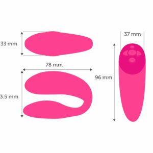 We-Vibe Chorus roza dimenzije