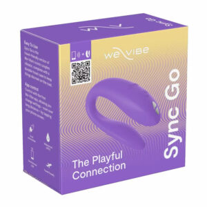 We-Vibe Sync Go vijoličen vibrator za pare
