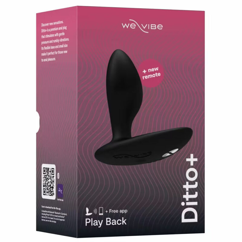 We-Vibe Ditto+ analni vibrator črn