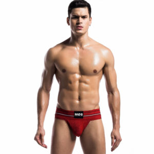 MOB Eroticwear Fetish classic wide jockstrap red