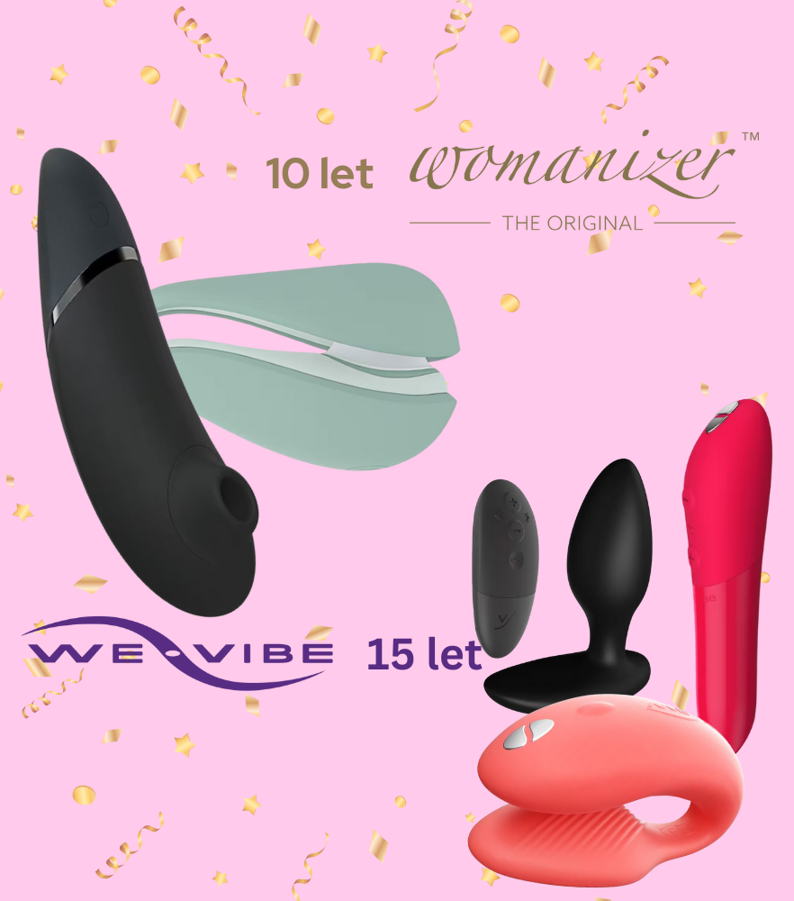 We-Vibe praznuje 15 let in Womanizer 10 let obstoja