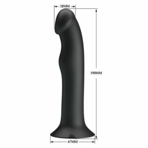 Vibracijski dildo Pretty Love Murray črn