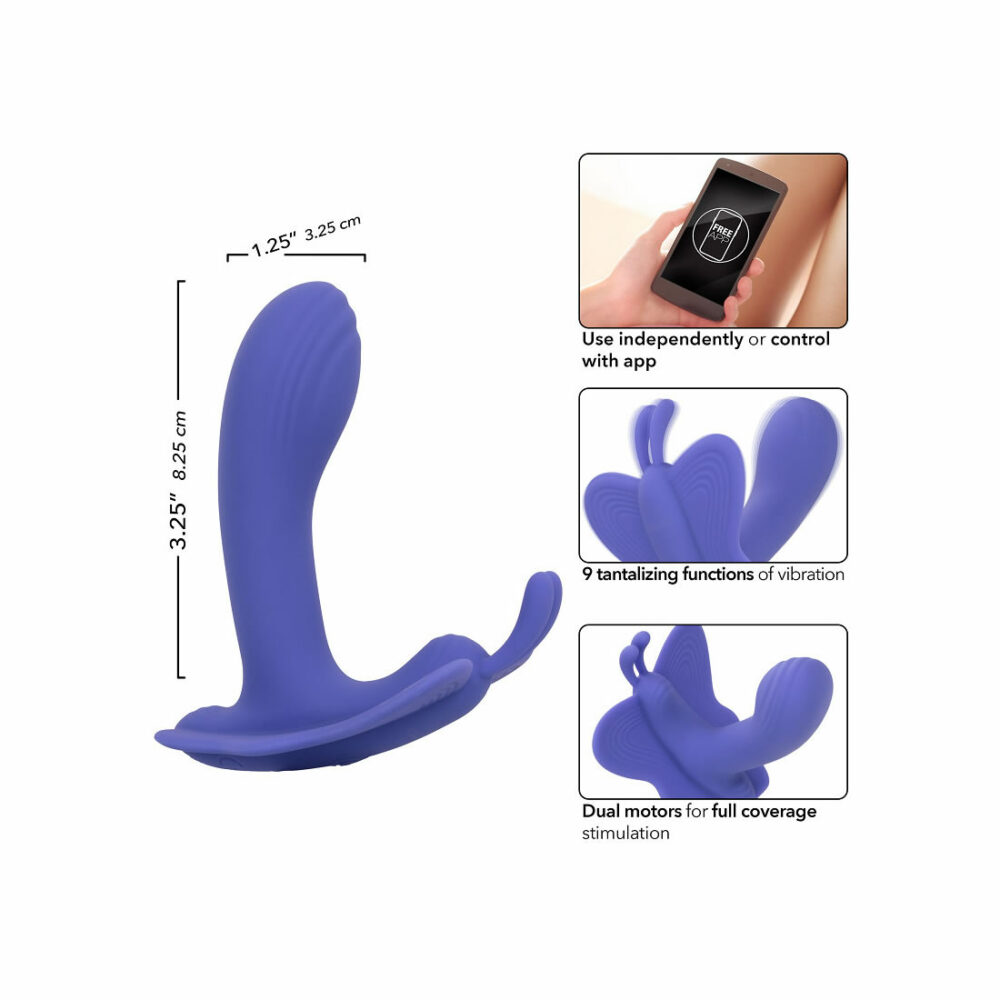 Calexotics Connect Venus Butterfly klitoris in g-spot vibrator