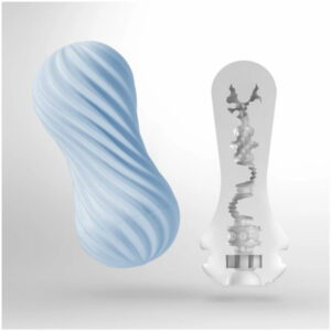 Tenga Flex bubbly blue masturbator masturbation sleeve