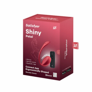 Satisfyer Shiny petal red vibracijski jajček