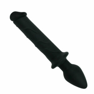 Dvojni dildo z analnim čepom
