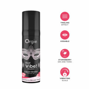 Orgie Dual Vibe! Strawberry gin and tonic