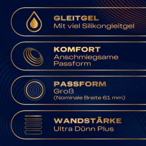 Durex Intensity Premium Latexfrei XXL kondomi 8 kom