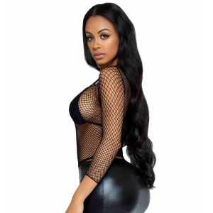 Mrežasta majica z dolgimi rokavi 8278 Leg Avenue