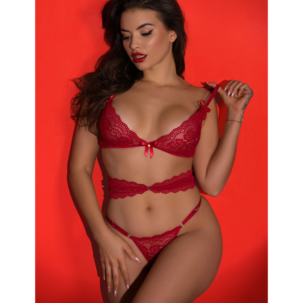 Lolita-erotic-shop-3-delni-set-zenskega-perila-Lace-Dreams-Daing-Intimates-1 3 delni ženski komplet perila Lace Dreams Daring Intimates