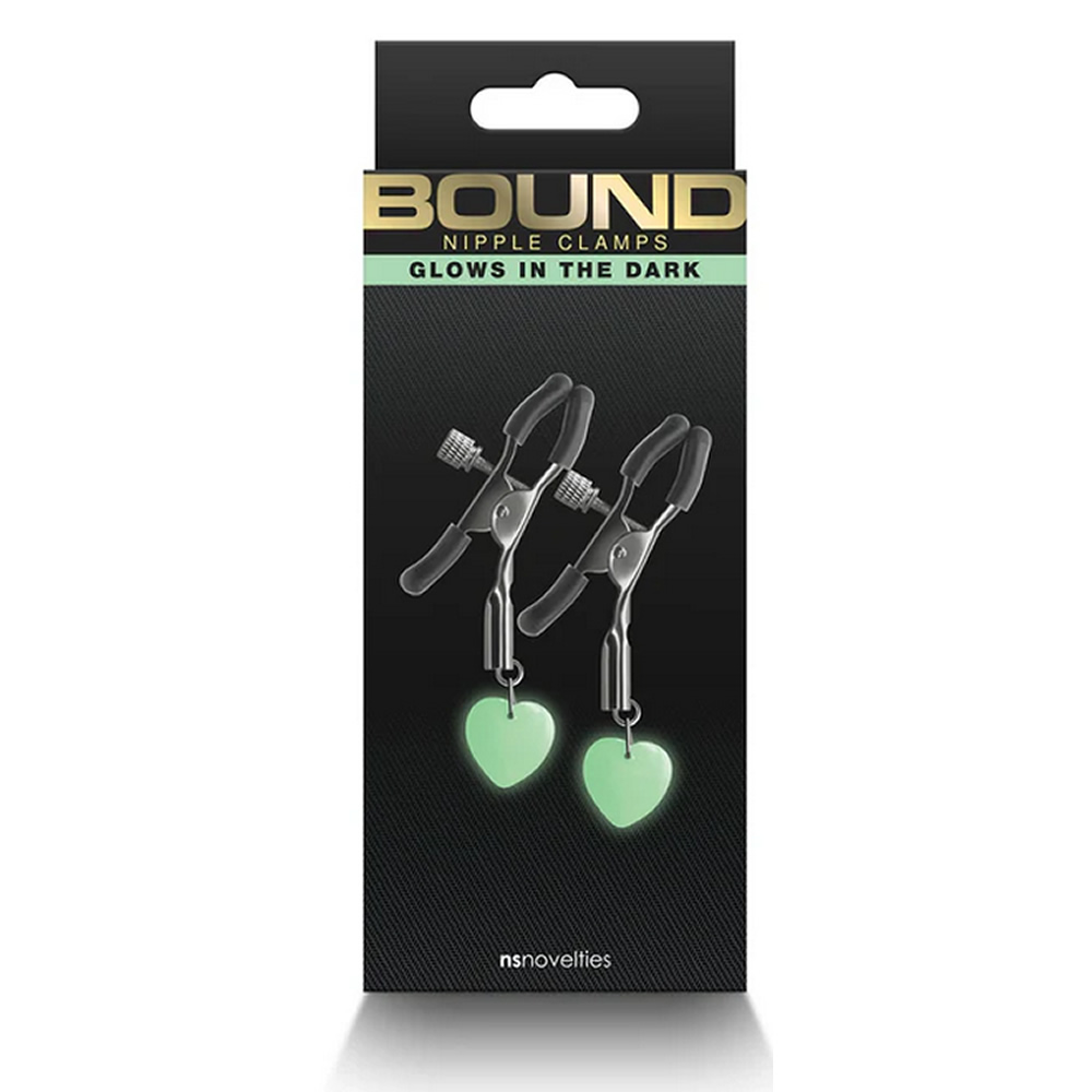 Lolita-erotic-shop-Bound-Nipple-clamps-G3-heart-pendant-grey-4 Sponke za bradavice G3 Bound sive