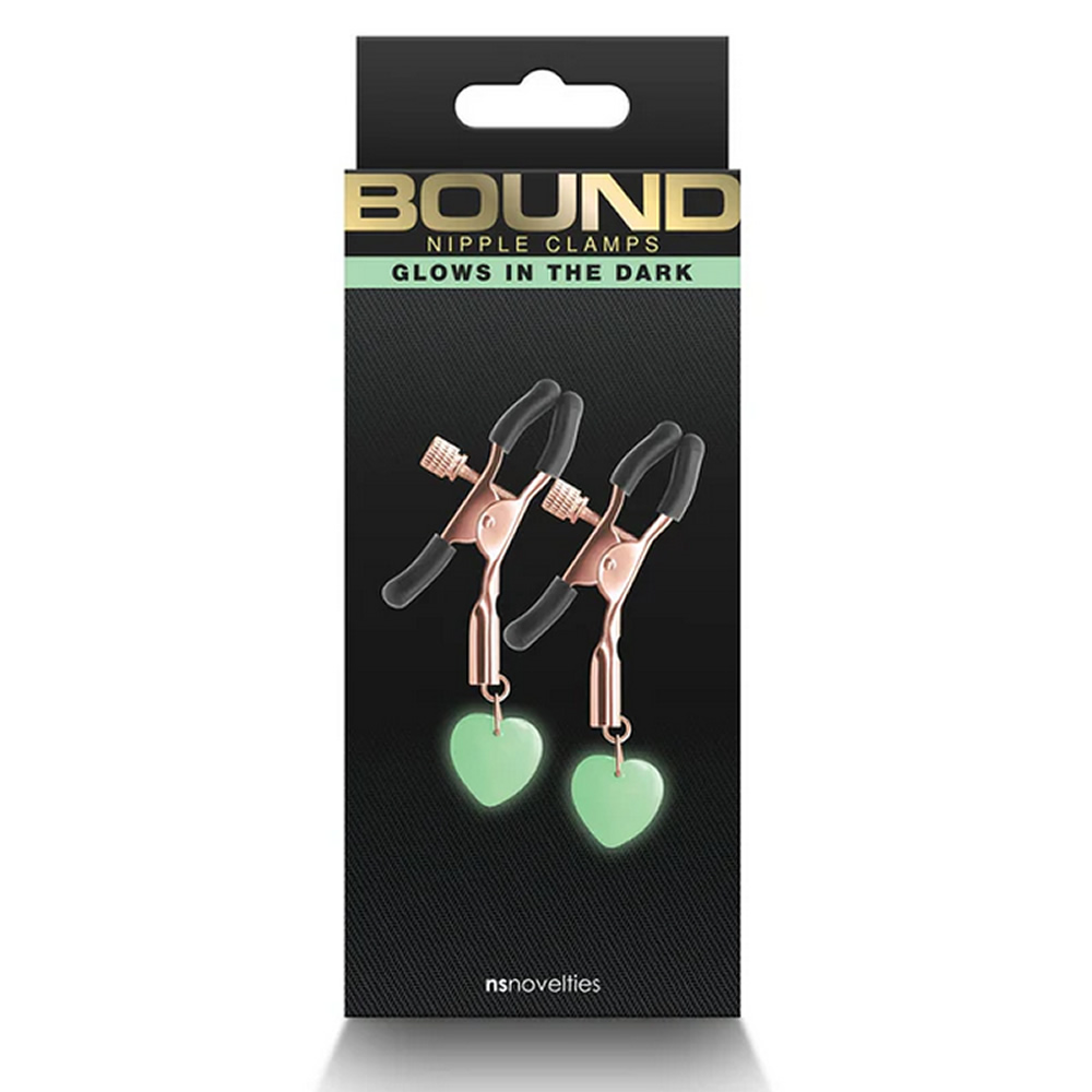 Lolita-erotic-shop-Bound-Nipple-clamps-G3-heart-pendant-rose-gold-4 Sponke za bradavice G3 Bound rose gold
