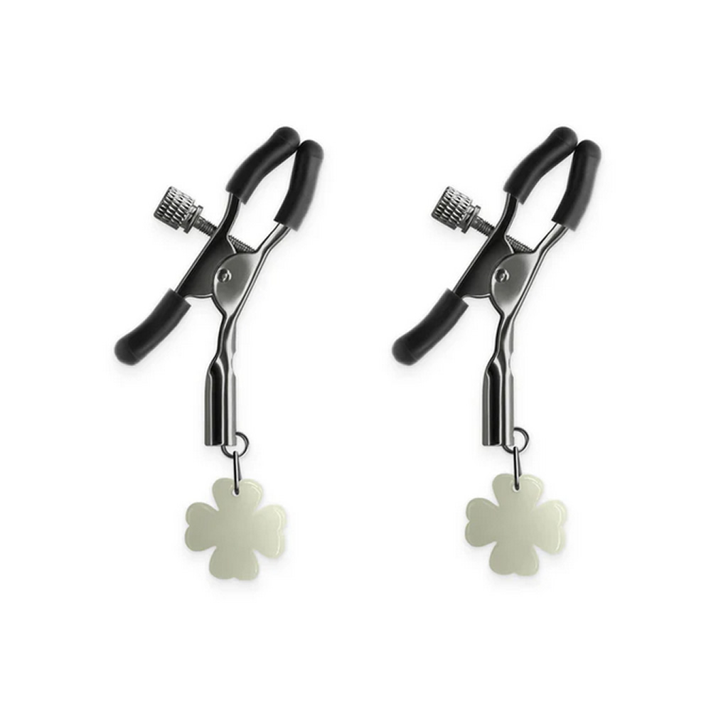 Lolita-erotic-shop-Bound-Nipple-clamps-G4-glow-in-the-dark-1 Sponke za bradavice G4 Bound srebrne