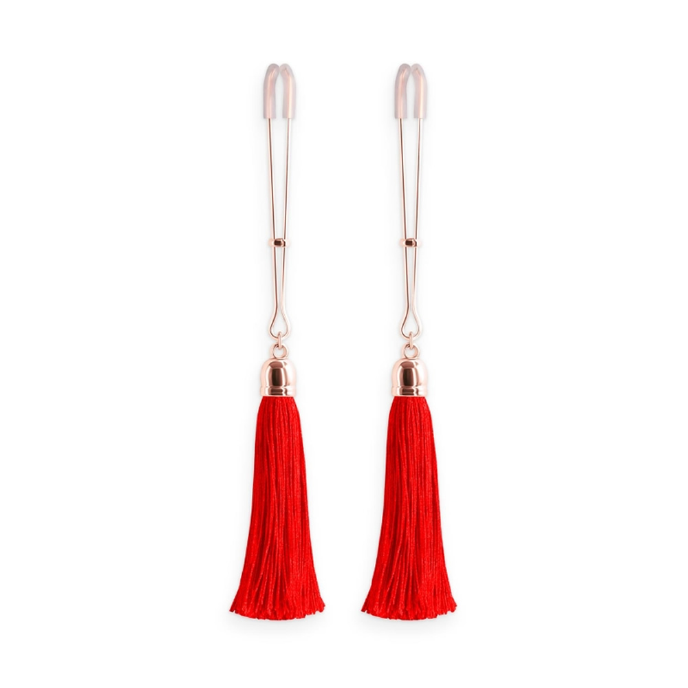 Lolita-erotic-shop-Bound-Nipple-clamps-T1-red-1 Sponke za bradavice T1 rdeč obesek