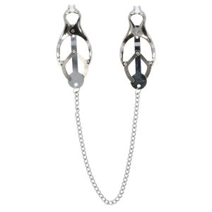 Lolita-erotic-shop-Virgite-nipple-clamps-with-chain-870359-2 Sponke za bradavice s srebrno verižico Virgite