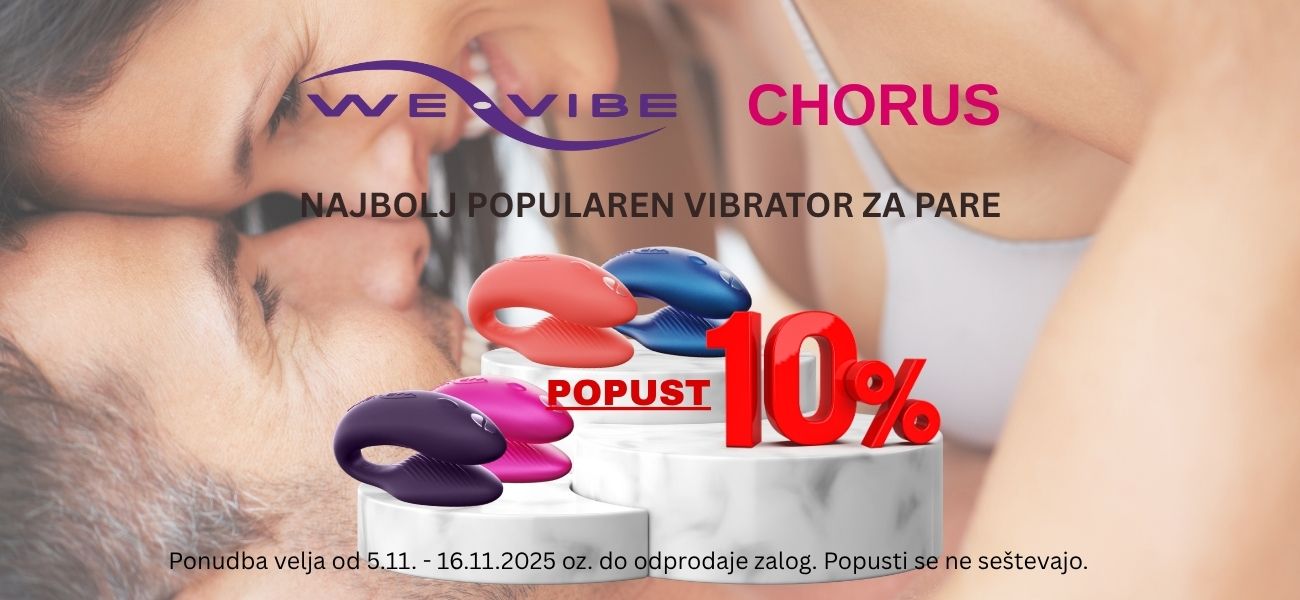 We-Vibe Chorus, najbolj popularen vibrator za pare