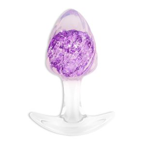 ToyJoy Crystal butt plug vijoličen
